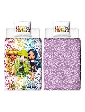 Juego de sabanas Infantil Rainbow High Jade, Sunny y Skyler