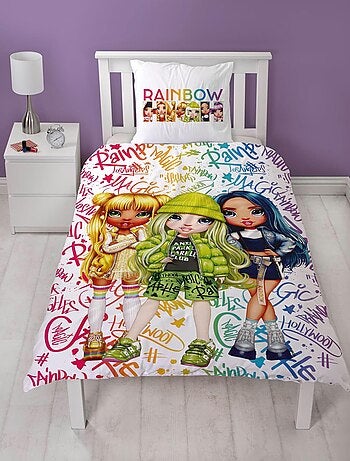 Juego de sabanas Infantil Rainbow High Jade, Sunny y Skyler