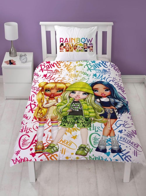 Juego de sabanas Infantil Rainbow High Jade, Sunny y Skyler - Kiabi Juego de sabanas Infantil Rainbow High Jade, Sunny y Skyler - Kiabi