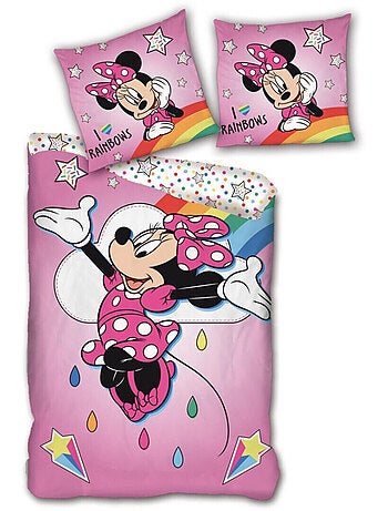 Juego de sabanas infantil reversible Arcoíris