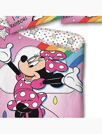 Juego de sabanas infantil reversible Arcoíris