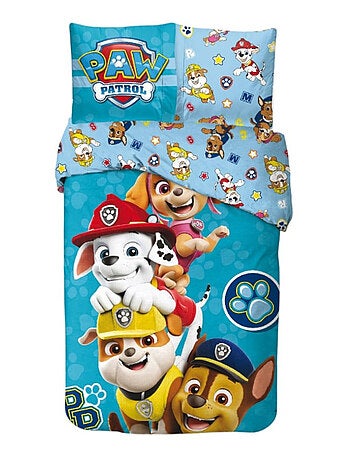Juego de sabanas La Patrulla Canina Infantil, 100% Algodón Oeko-Tex, Impreso, Cama 1 plaza, BRAVE