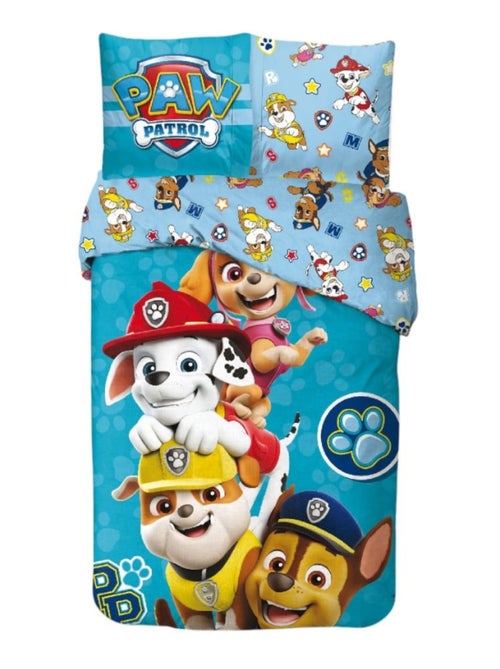Juego de sabanas La Patrulla Canina Infantil, 100% Algodón Oeko-Tex, Impreso, Cama 1 plaza, BRAVE - Kiabi