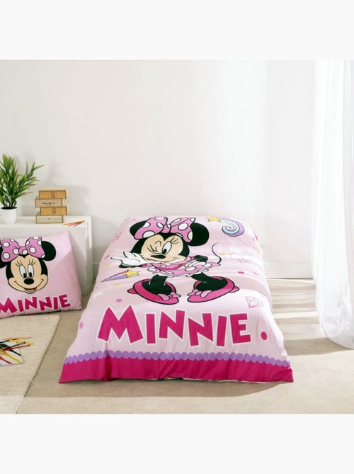 Juego de sábanas Minnie Disney Infantil, 100% algodón Oeko-Tex, cama de 1 plaza, LOVELY - Kiabi Juego de sábanas Minnie Disney Infantil, 100% algodón Oeko-Tex, cama de 1 plaza, LOVELY - Kiabi