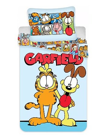 Juego de sábanas para bebé Garfield de algodón