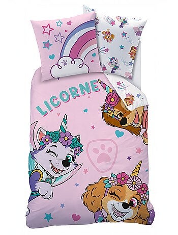 Juego de sábanas 'Patrulla Canina' 2 piezas: 1 funda nórdica individual + 1 funda de almohada