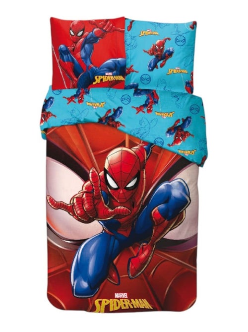 Juego de sabanas Spiderman Infantil, 100% Algodón Oeko-Tex, Reversible, Cama 1 plaza, MARVEL - Kiabi Juego de sabanas Spiderman Infantil, 100% Algodón Oeko-Tex, Reversible, Cama 1 plaza, MARVEL - Kiabi