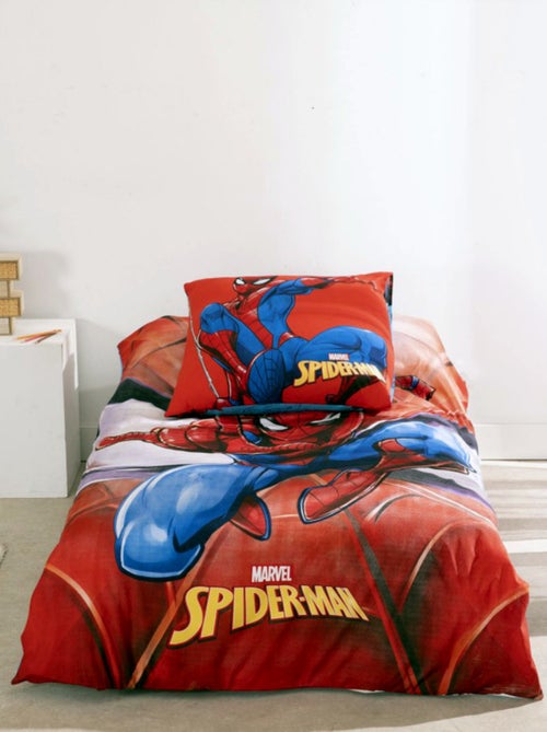 Juego de sabanas Spiderman Infantil, 100% Algodón Oeko-Tex, Reversible, Cama 1 plaza, MARVEL - Kiabi Juego de sabanas Spiderman Infantil, 100% Algodón Oeko-Tex, Reversible, Cama 1 plaza, MARVEL - Kiabi