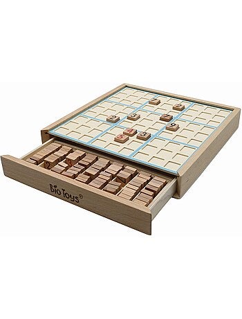 Juego de sudoku de madera