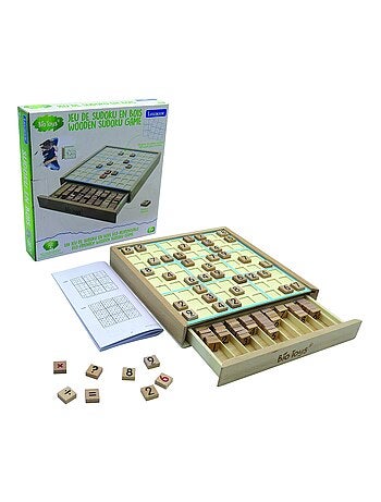 Juego de sudoku de madera