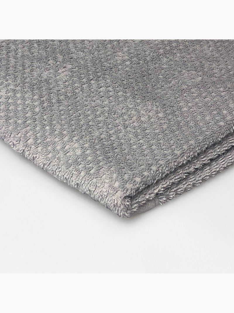 Juego de toallas de algodón Guy Levasseur 600 GSM 70x140 y 50x90 Gris oscuro - Kiabi