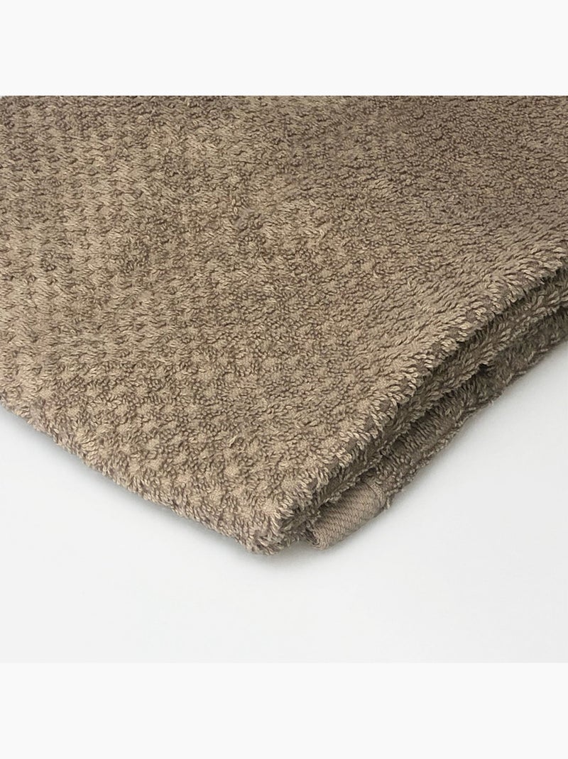 Juego de toallas de algodón Guy Levasseur 600 GSM 70x140 y 50x90 Taupe - Kiabi