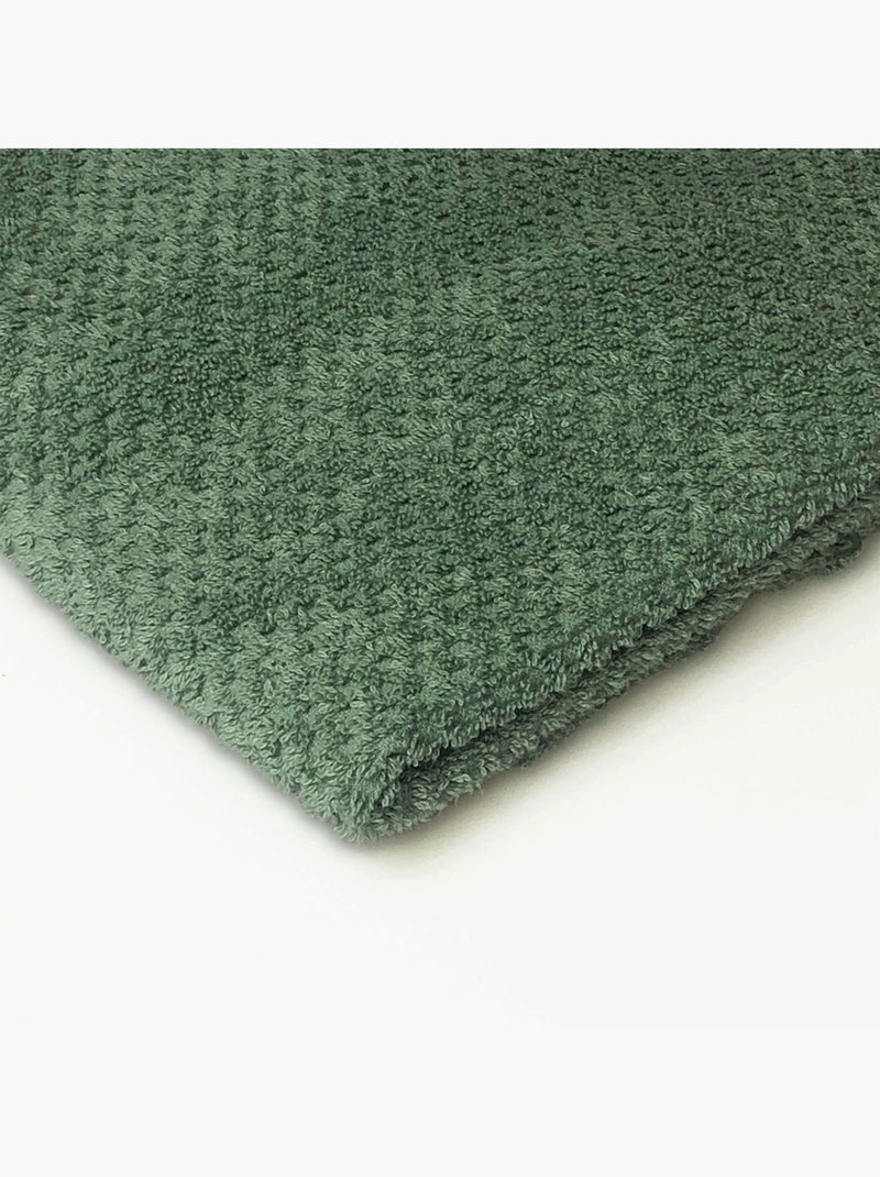 Juego de toallas de algodón Guy Levasseur 600 GSM 70x140 y 50x90 Verde salvia - Kiabi