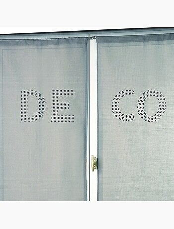 Juego de visillos con pedrería «DECO»