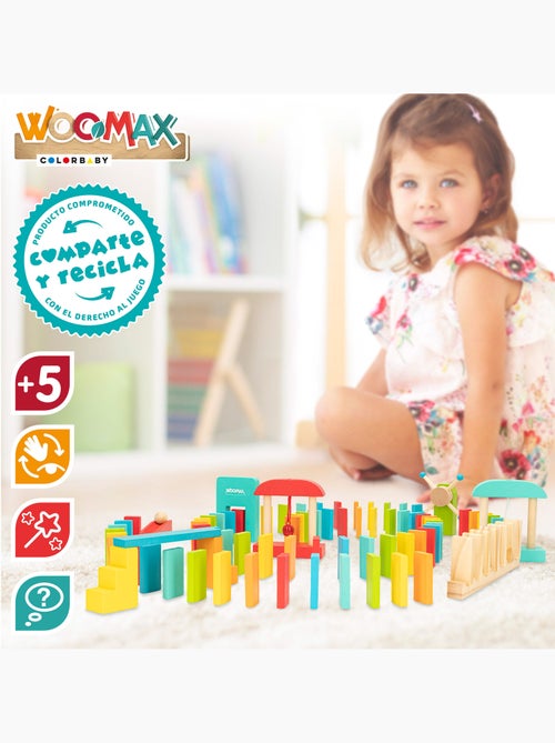 Juego dominó de madera WOOMAX - Kiabi Juego dominó de madera WOOMAX - Kiabi