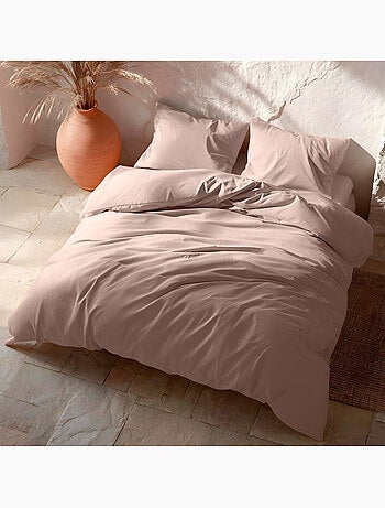 Juego funda nórdica 100% algodón 144 hilos, con funda/s de almohada, lisa - Gamusi.