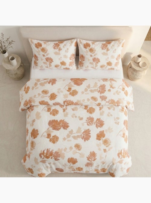 Juego funda nórdica 100% algodón diseño floral, incluye funda de cojín - Gamusi - Kiabi Juego funda nórdica 100% algodón diseño floral, incluye funda de cojín - Gamusi - Kiabi