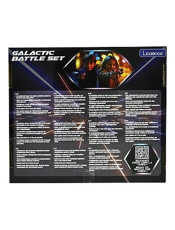 Juego interactivo de infrarrojos Laser Tag con 2 pistolas y chalecos
