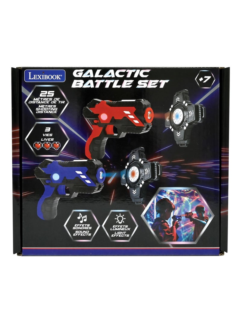 Juego interactivo de infrarrojos Laser Tag con 2 pistolas y chalecos Negro - Kiabi