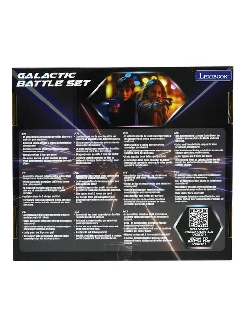 Juego interactivo de infrarrojos Laser Tag con 2 pistolas y chalecos - Kiabi