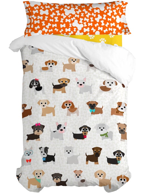 Juego nórdico 2 piezas Dogs "Happyfriday" - Kiabi
