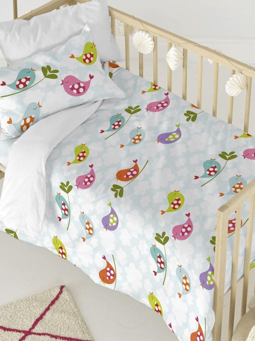 Juego nórdico 2 piezas Little birds "Happyfriday" - Kiabi Juego nórdico 2 piezas Little birds "Happyfriday" - Kiabi