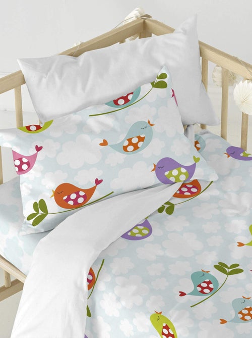 Juego nórdico 2 piezas Little birds "Happyfriday" - Kiabi Juego nórdico 2 piezas Little birds "Happyfriday" - Kiabi