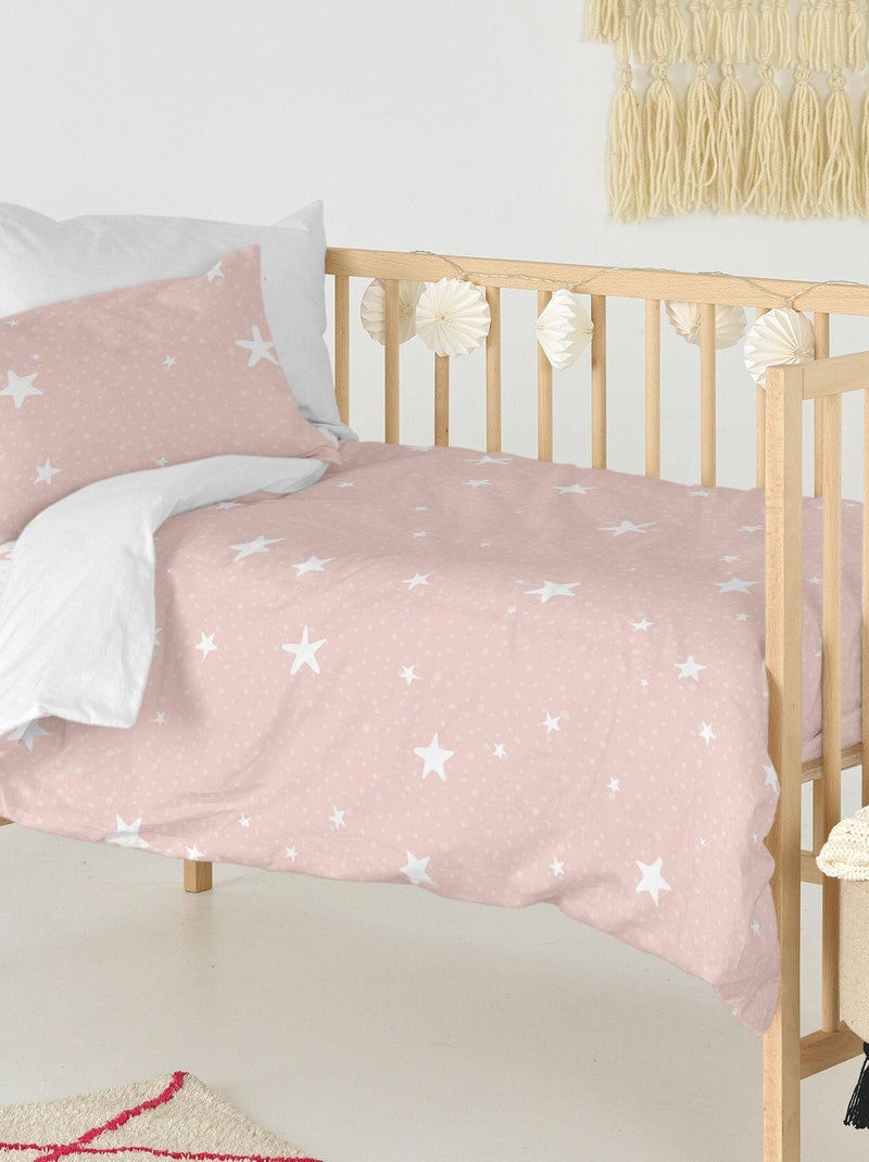 Juego nórdico 2 piezas Little star "Happyfriday" Rosa - Kiabi