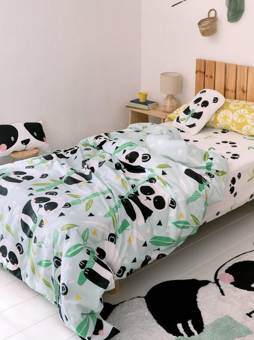 Juego nórdico 2 piezas Panda garden blue "Happyfriday" - Kiabi