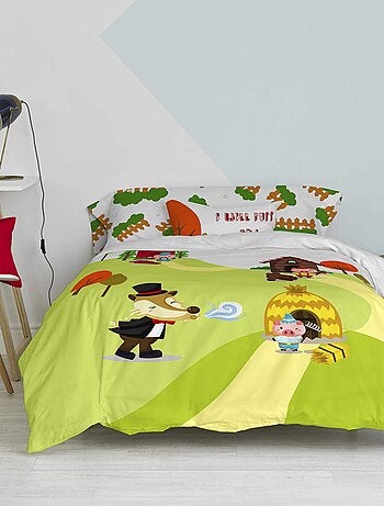 Juego nórdico 2 piezas Piggys "Happyfriday