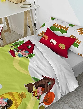 Juego nórdico 2 piezas Piggys "Happyfriday