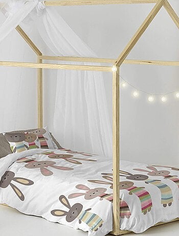 Juego nórdico 2 piezas Rabbit family "Happyfriday