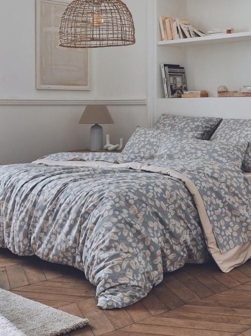 Juego nórdico de percal con estilo cocooning - Kiabi