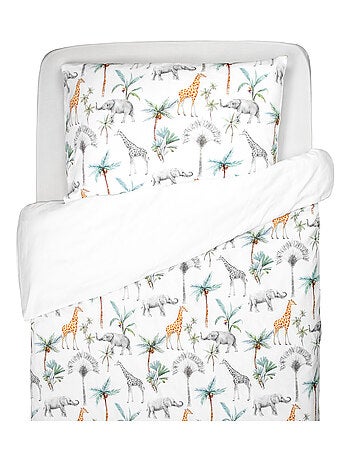 Juego reversible infantil de satén de algodón | SEVIRA KIDS