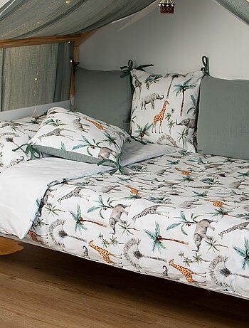 Juego reversible infantil de satén de algodón | SEVIRA KIDS