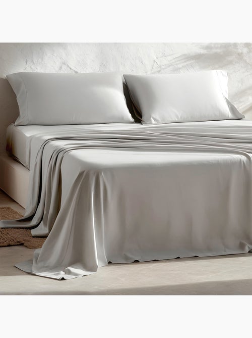 Juego sábanas 100% algodón, 144 hilos, liso - Gamusi. - Kiabi