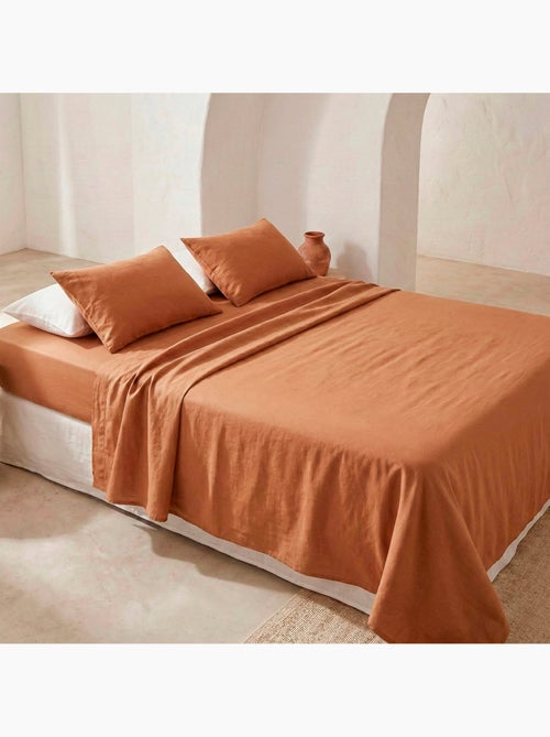 Juego sábanas 100% algodón, 144 hilos, liso - Gamusi. - Kiabi