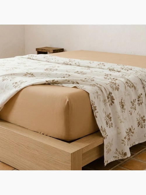 Juego sábanas 100% algodón en patrón floral, incluye funda de cojín - Gamusi - Kiabi Juego sábanas 100% algodón en patrón floral, incluye funda de cojín - Gamusi - Kiabi