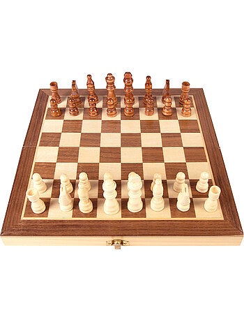 Juegos de mesa ajedrez estuche de madera cb games