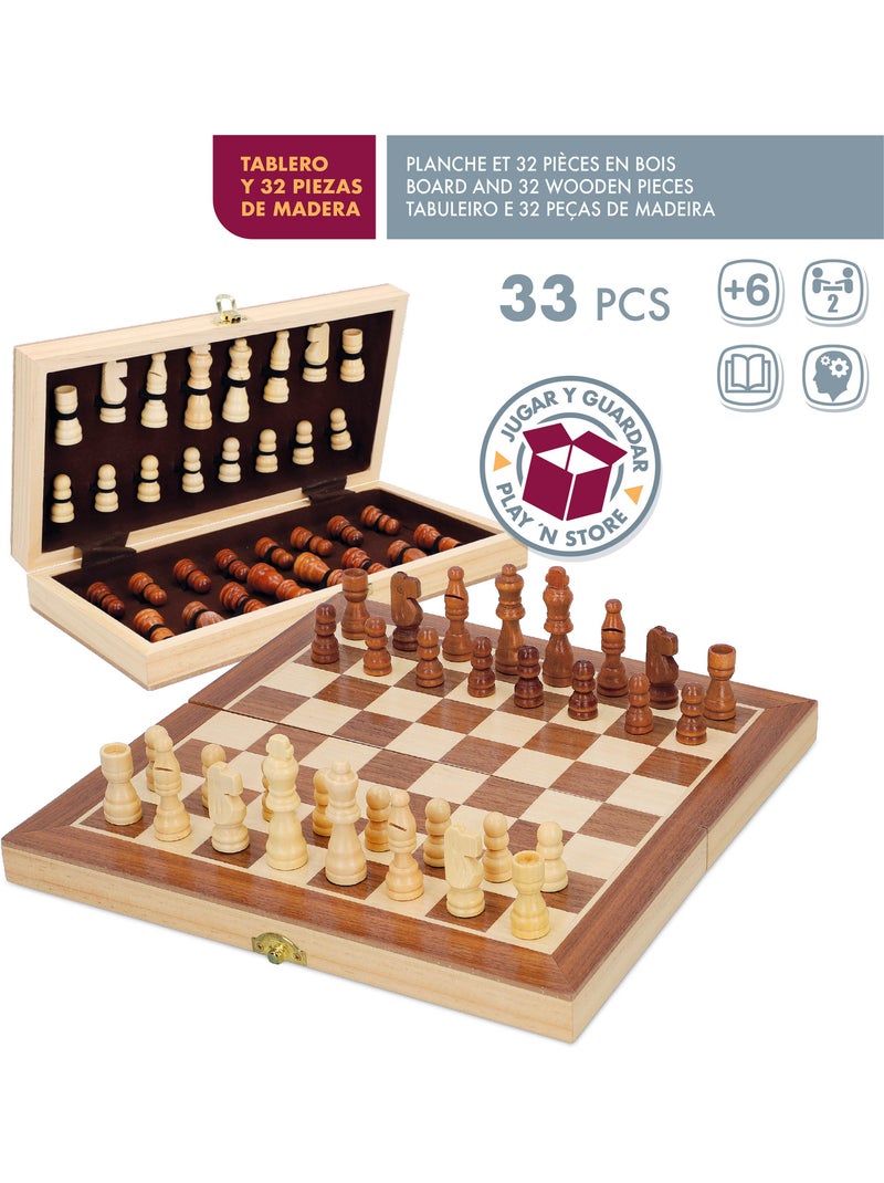 Juegos de mesa ajedrez estuche de madera cb games N/D - Kiabi