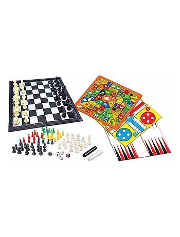 Juegos de mesa magnéticos conjunto de 8 juegos en 1. Para 2 a 6 jugadores