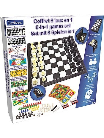 Juegos de mesa magn?ticos conjunto de 8 juegos en 1. Para 2 a 6 jugadores
