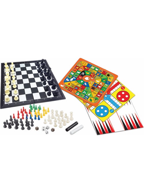 Juegos de mesa magn?ticos conjunto de 8 juegos en 1. Para 2 a 6 jugadores - Kiabi Juegos de mesa magn?ticos conjunto de 8 juegos en 1. Para 2 a 6 jugadores - Kiabi