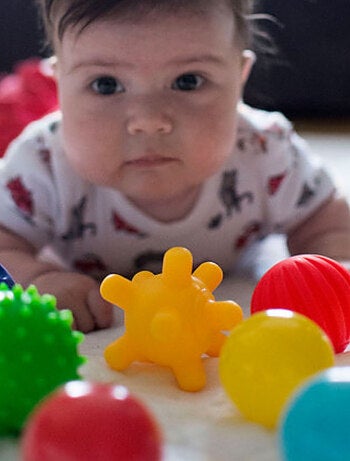 Juguete bebé bolas sensoriales de silicona | sevira kids