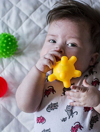 Juguete bebé bolas sensoriales de silicona | sevira kids