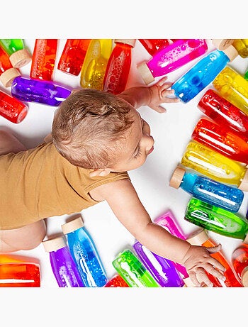 Juguete bebé botella sensorial move | petit boum
