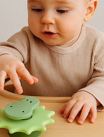 Juguete bebé spinner con ventosa dinosaurio | Little L