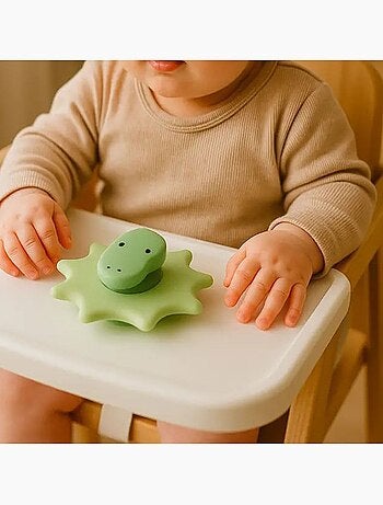 Juguete bebé spinner con ventosa dinosaurio | Little L