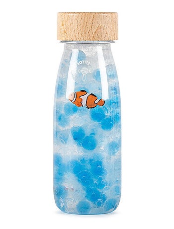 Juguete botella sensorial para bebé con sonido | Petit Boum