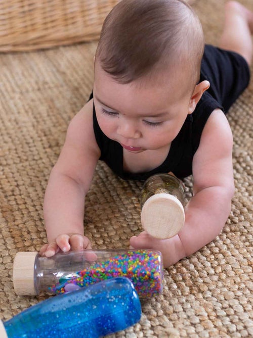 Juguete botella sensorial para bebé con sonido | Petit Boum - Kiabi